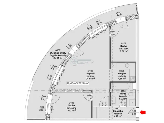 Eladó lakás Szeged 70 nm