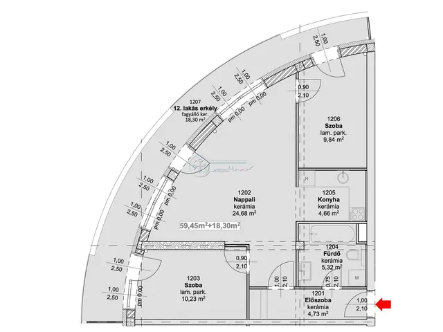 Eladó lakás Szeged 68 nm