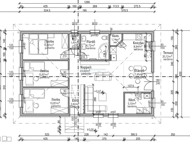 Eladó ház Deszk 107 nm