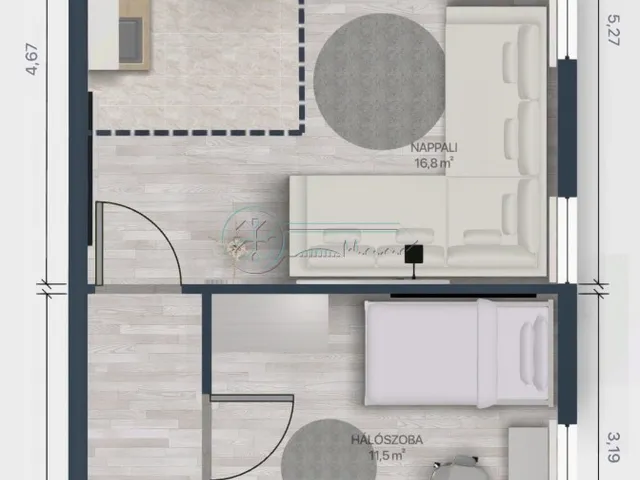 Eladó lakás Szeged 48 nm