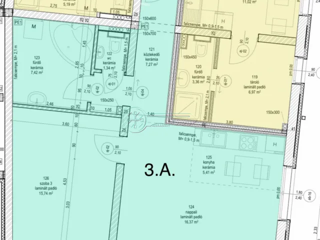 Eladó lakás Szeged 54 nm