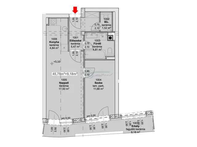 Eladó lakás Szeged 49 nm