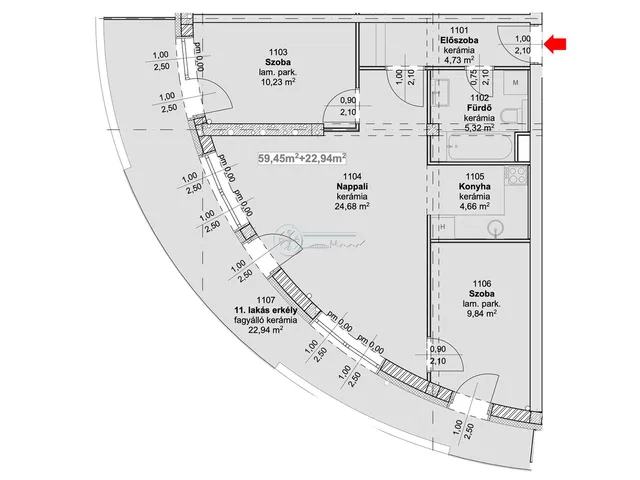 Eladó lakás Szeged 70 nm