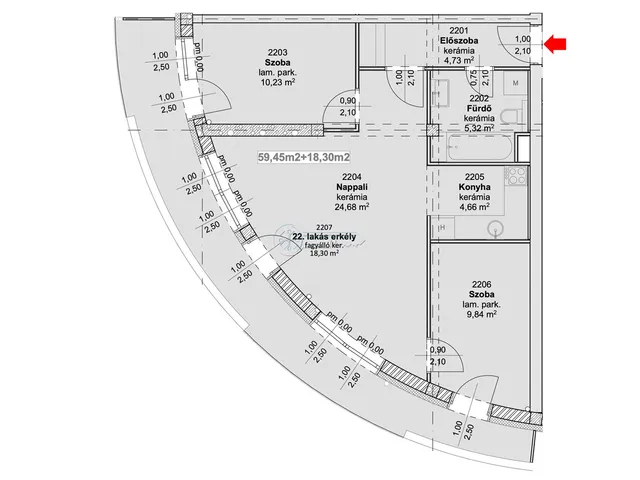 Eladó lakás Szeged 68 nm