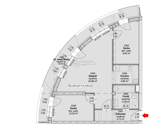 Eladó lakás Szeged 66 nm