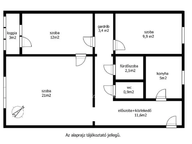 Eladó lakás Budapest X. kerület, Újhegy 68 nm