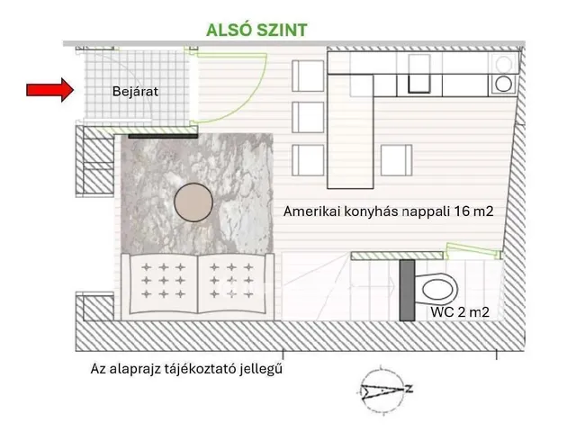 Eladó lakás Budapest VI. kerület 36 nm