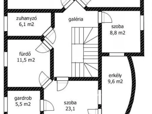 Eladó ház Budapest II. kerület, Pesthidegkút-Ófalu 270 nm