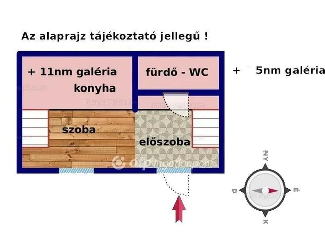 Eladó lakás Budapest VIII. kerület 26 nm