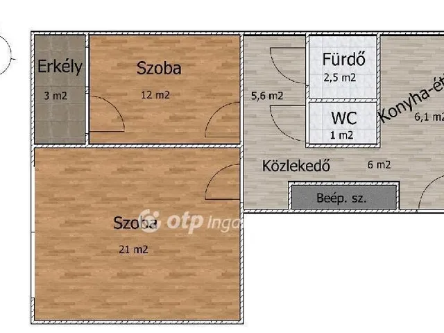 Eladó lakás Budapest XIV. kerület 56 nm