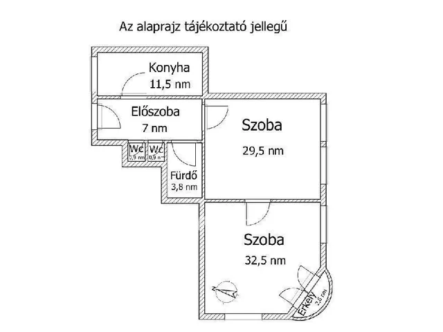 Eladó lakás Budapest XIV. kerület, Törökőr 87 nm