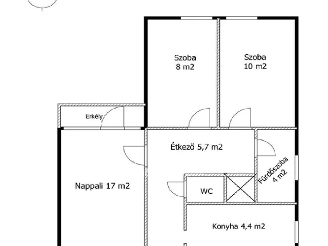 Eladó lakás Budapest XVI. kerület, Mátyásföld 58 nm