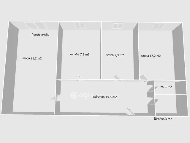 Eladó lakás Budapest IV. kerület, Káposztásmegyer 67 nm