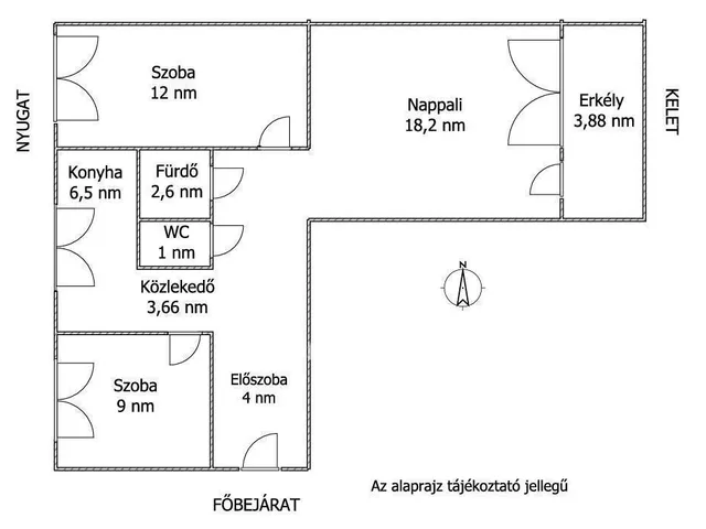 Eladó lakás Budapest XV. kerület, Rákospalota 62 nm