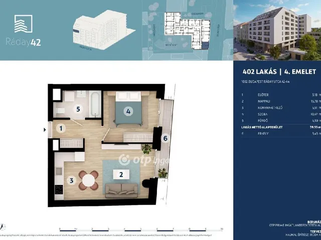 Eladó lakás Budapest IX. kerület, Belső Ferencváros 39 nm