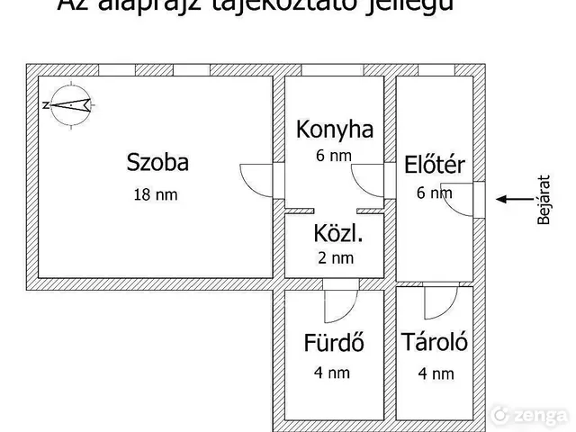 Eladó lakás Budapest XIV. kerület, Törökőr 40 nm