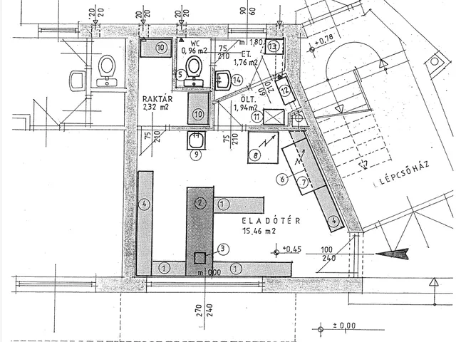 Eladó kereskedelmi és ipari ingatlan Debrecen, Belváros 22 nm