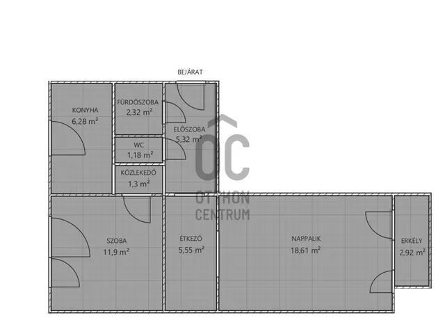 Eladó lakás Esztergom 54 nm