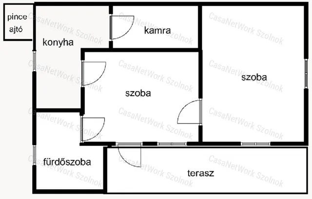 Eladó lakás Szolnok 48 nm