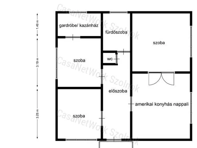 Eladó ház Rákóczifalva 79 nm