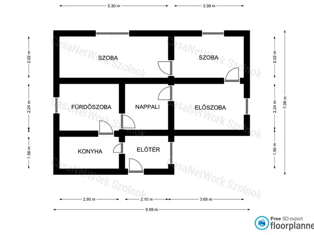 Eladó ház Szolnok 67 nm