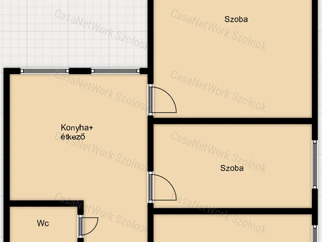 Eladó lakás Törökszentmiklós 68 nm