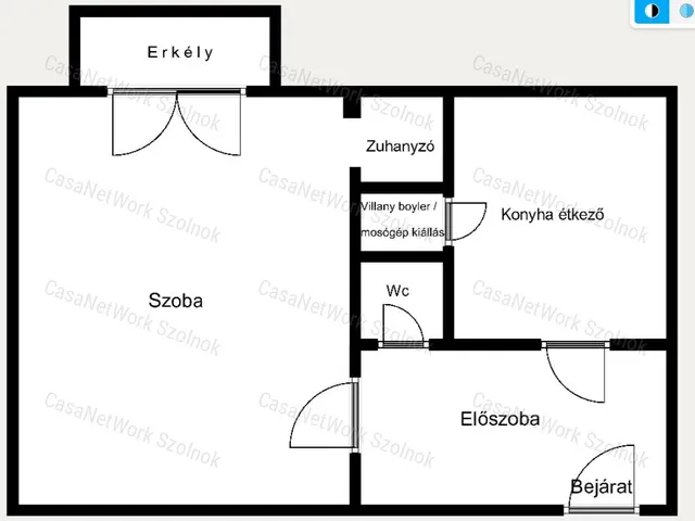 Eladó lakás Szolnok 36 nm