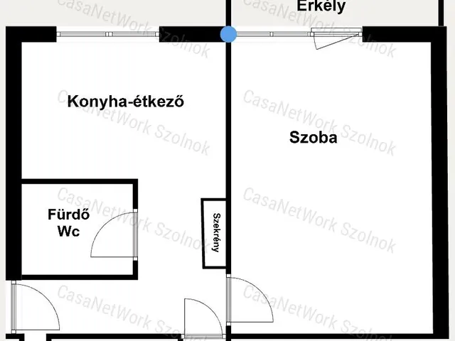 Kiadó lakás Szolnok 42 nm