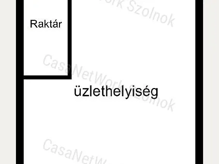 Kiadó kereskedelmi és ipari ingatlan Szolnok 68 nm