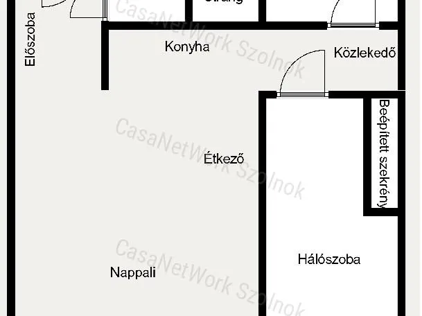 Kiadó lakás Szolnok 36 nm