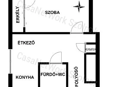 Kiadó lakás Szolnok 41 nm