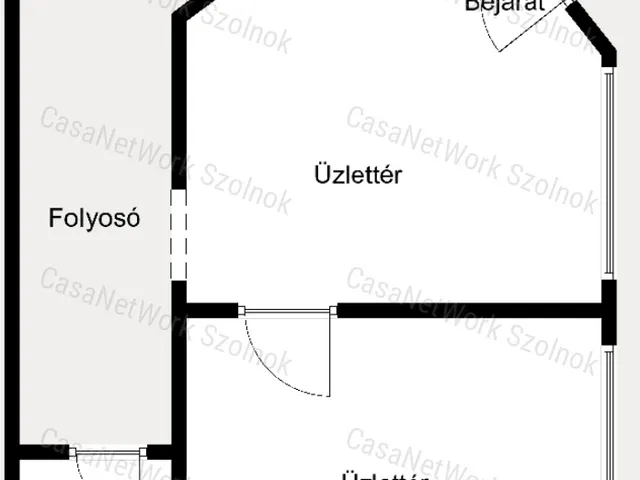 Kiadó kereskedelmi és ipari ingatlan Szolnok 31 nm