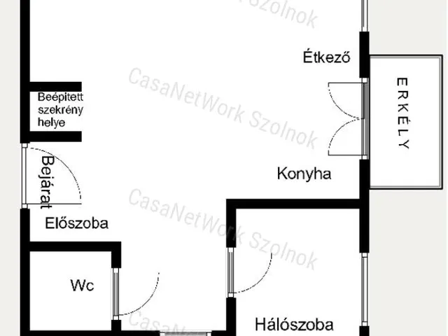 Eladó lakás Szolnok 58 nm