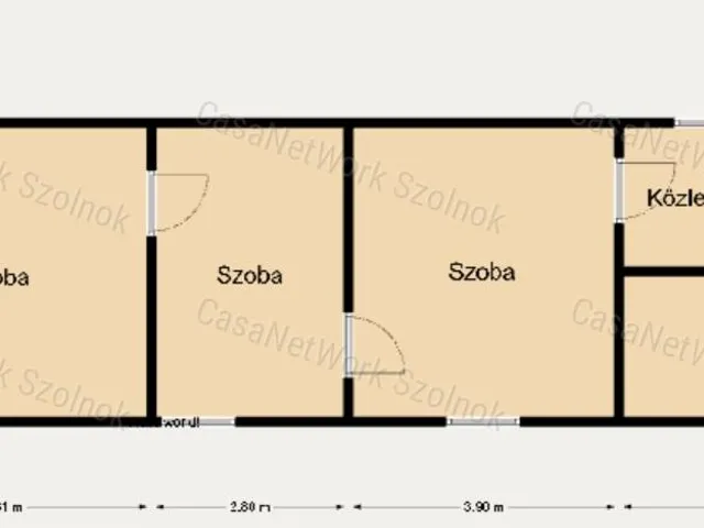 Eladó ház Rákóczifalva 61 nm