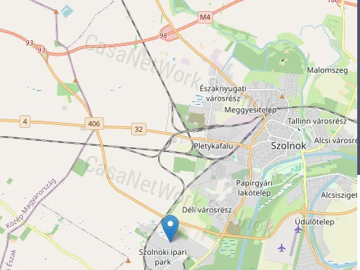 Eladó kereskedelmi és ipari ingatlan Szolnok 59522 nm