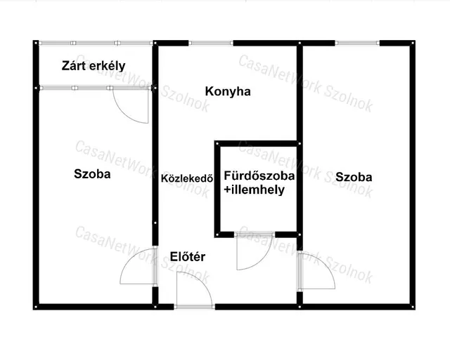 Eladó lakás Szolnok 51 nm