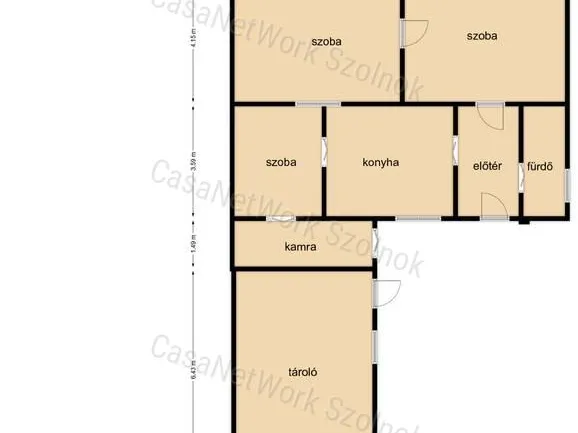 Eladó ház Szolnok 61 nm