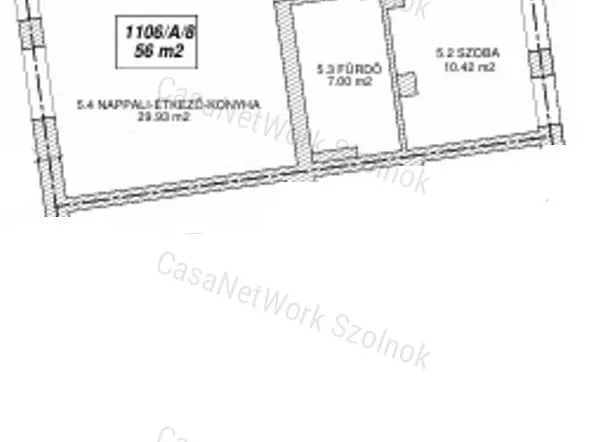 Eladó lakás Szolnok 56 nm