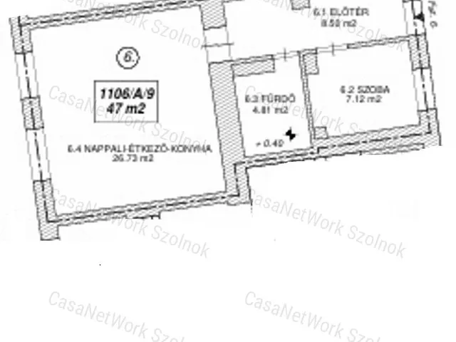 Eladó lakás Szolnok 47 nm