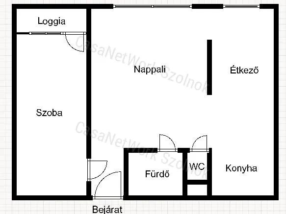 Eladó lakás Szolnok 49 nm