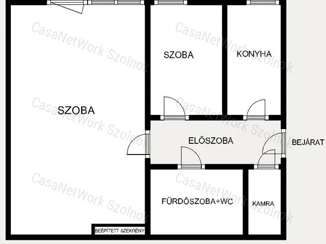 Kiadó lakás Szolnok 43 nm