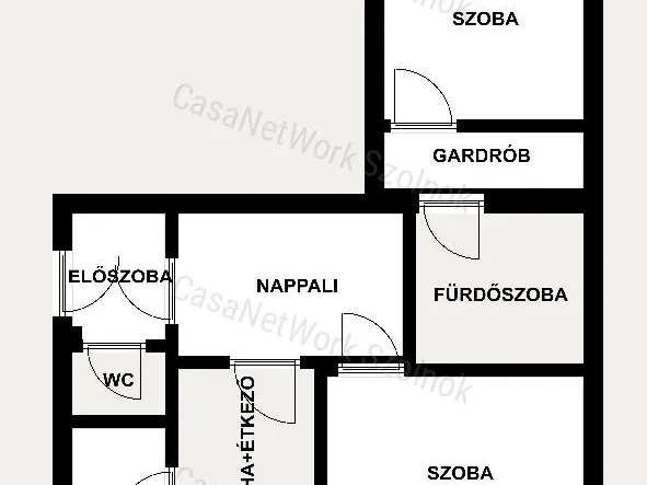 Kiadó lakás Szolnok 58 nm