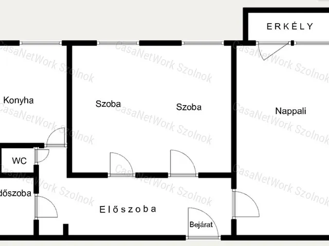 Eladó lakás Szolnok 54 nm