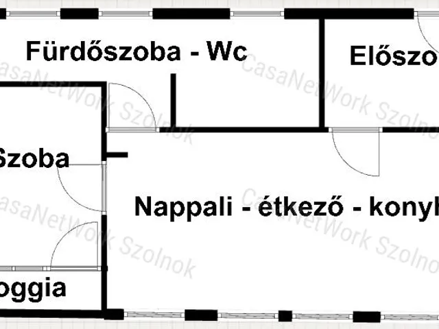 Eladó lakás Szolnok 47 nm