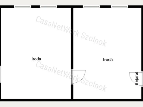 Kiadó kereskedelmi és ipari ingatlan Szolnok 38 nm