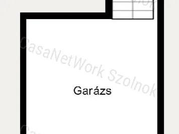 Eladó garázs Szolnok 18 nm