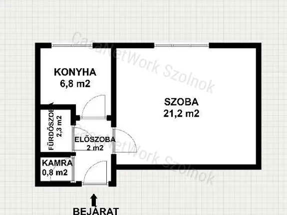 Eladó lakás Martfű 33 nm