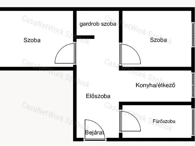 Kiadó lakás Szolnok 52 nm