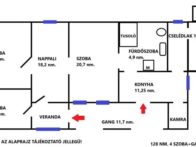 Eladó ház Paks 128 nm