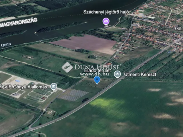Eladó telek Gönyű 16850 nm